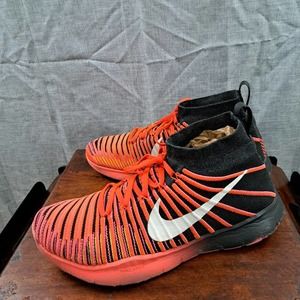 Nike Free Train Force Flyknit Men's Training Shoes Size 12 Crimson Red